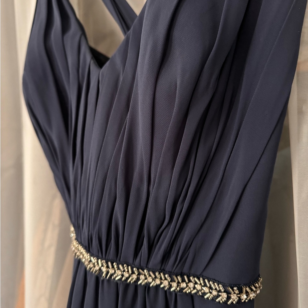 Navy Blue long formal dress size 10